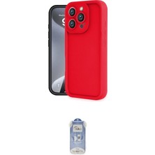 Cep Apple Uyumlu iPhone 16 Pro Kılıf Yankı Yansıma Özel Seri Ikili Koruma Seti Najmaddin