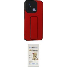 Cep Xiaomi Uyumlu Redmi 12C Kılıf Çekirdek Yansıma Ikili Koruma Seti Najmaddin