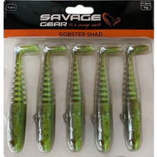 Savage Gear Gobster Shad 11.5cm 16GR Silikon Yem Chartreuse Pumpkin (5'li Paket) Iğnesiz