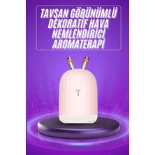 MiraLive Aromaterapi Hava Nemlendirici Dekoratif USB Şarjlı Tavşan Nemlendirici