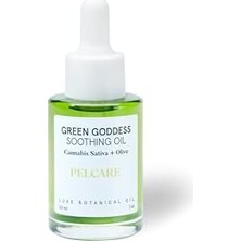 Skygo Pelcare Green Goddess Hydrating Quick Absorbing Facial Oil For Dry Or Blemish Prone Skin (30 ml | 1oz)