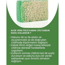 Skygo Sis Shine Cosmetic Doğal Kabak Lifli Aloe Vera Özlü Sabun