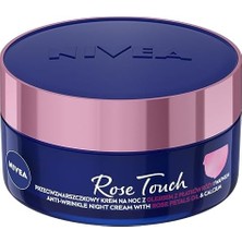 Skygo Nıvea Aqua Rose Kırışıklık Karşıtı Gece Yüz Bakım Kremi 50ML, Kalsiyum, Ince Çizgi Görünümü, Sıkı Cilt