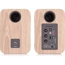 Skygo A4 Arc Aktif Hoparlör Kahverengi(Hdmı Arc,rca Bluetooth,optik,usb,sub Out)