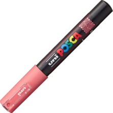  uni-ball posca 0.7 su bazlı boyama markörü mercan pembe n (6 lı paket)