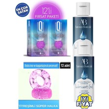 Aşkın Deposu Deromeya Health Q Think Thin Ekstra Ince ve Vanilya Aromalı Kayganlaştırıcılı Prezervatif 12'li Paket Ekstra Süper Titreşim Halkası 2*50 ml Süper Jel Hediyeli Set