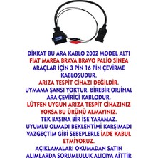 Vgate İcar Fiat Alfa Romeo Uyumlu İnce Uç 3 Pin Çevirici Orjinal Kablo