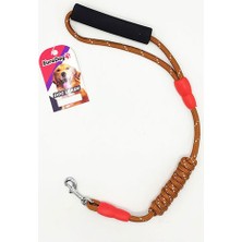 Euro Dog Eurodog Köpek Uzatma Tasması Reflektörlü Kahverengi 8 MM-120 cm