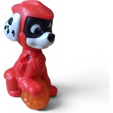 Hureggo Vintage Paw Patrol Süper Filmi (The Mighty Movie) - Mighty Marshall Figür Oyuncak &  9 cm