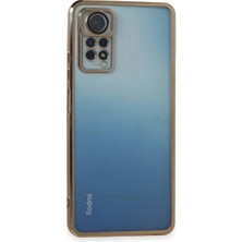 sbodurhome Xiaomi Redmi Note 11 Pro Kılıf Razer Lensli Silikon - Gold