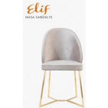 Elif Asi Noir Sandalye | Mimari Formlu Premium Oturum Modern Yemek Sandalyesi