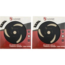 Adige Elmas Uçlu Daire Testere 255MM x 40T (460 Gr) (2 Adet)