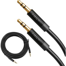 Philips SWR2102S/93 5 Metre 3.5mm Erkek - Erkek Aux Stereo Ses Kablosu Hi-Fi