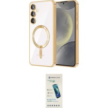Nuveden Ieg™ Galaxy S23 Plus Kılıf Nova Işık Özel Seri - Şeffaf Pasifik Cam Ekran Koruyucu
