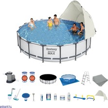 Bestway Gölgelikli Prefabrik Full Havuz Seti 549X122CM BW574 56462