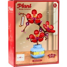 Toys E Toys Plant Bonsai Collection Şeftali Çiçeği Yapı Blok Seti 337 Parça 33038