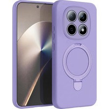 Microsonic Xiaomi Redmi Note 15 4g Kılıf Aura Stant Magsafe Lila