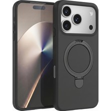 Microsonic Apple iPhone 17 Pro Max Kılıf Aura Stant Magsafe Siyah