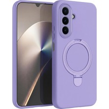 Microsonic Samsung Galaxy A17 Kılıf Aura Stant Magsafe Lila