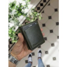 Visso Leather Visso 684 Hakiki Deri Kağıt Para Bölmeli Mekanizmalı Kartlık Cüzdan Çanta Kişiye Özel Ürün