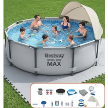 Bestway Gölgelikli Prefabrik Full Havuz Seti 305X76CM BW561 56406
