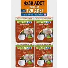 Freshlife Emici Külot Medium Beden Orta Boy Hasta Bezi 120 Adet 4X30 Paket