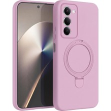 Microsonic Xiaomi Redmi 15 Kılıf Aura Stant Magsafe Pembe