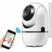 Marsilyan- 360° Full Hd Akıllı Kamera Hareket Sensörlü Wifi Kamera Çocuk Güvenlik Kamerası