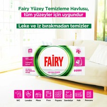 Fairy 50'li Mop Uyumlu Yer Temizlik Havlusu - Lilyum Çiçeği