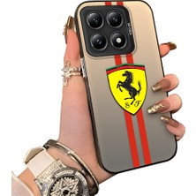 HONTINGA Xiaomi 14T 5g ile Uyumlu Kılıfı Silikon Kenar Sert Arka Düşüme Önleyici Basitlik Anti Düşme Kamera Korumali Ferrari Desen Telefon Kılıfı Kadın ve Erkek Için Uygundur K1-1109