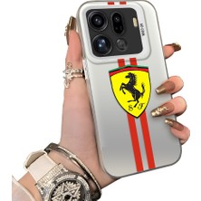 HONTINGA Oppo Find X9 Pro 5g ile Uyumlu Kılıfı Silikon Kenar Sert Arka Düşüme Önleyici Basitlik Anti Düşme Kamera Korumali Ferrari Desen Telefon Kılıfı Kadın ve Erkek Için Uygundur K1-1109