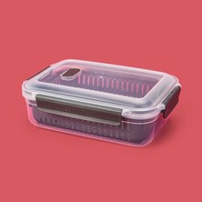 Matmel Life Keepn Fresh Süzgeçli Dikdörtgen Saklama Kabı - Asorti - 2 Lt