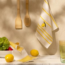 Matmel Soft Limon Desenli 2'li Kurulama Bezi - Beyaz - 30X50 cm