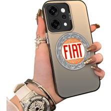 HONTINGA Oppo Reno 14 Pro 5g ile Uyumlu Kılıfı Silikon Kenar Sert Arka Düşüme Önleyici Basitlik Anti Düşme Kamera Korumali Fiat Desen Telefon Kılıfı Kadın ve Erkek Için Uygundur K1-1105