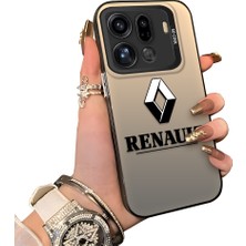 HONTINGA Oppo Find X9 Pro 5g ile Uyumlu Kılıfı Silikon Kenar Sert Arka Düşüme Önleyici Basitlik Anti Düşme Kamera Korumali Renault Desen Telefon Kılıfı Kadın ve Erkek Için Uygundur K1-1104