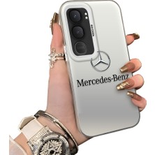 HONTINGA Vivo Y31 5g ile Uyumlu Kılıfı Silikon Kenar Sert Arka Düşüme Önleyici Basitlik Anti Düşme Kamera Korumali Benz Desen Telefon Kılıfı Kadın ve Erkek Için Uygundur K1-1101