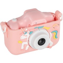Acton Kids Fotoğraf Makinesi (Unicorn) Pembe 4 Adet