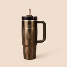Matmel Termos The Quencher Fluted Tumbler Gunmetal Shine - 890 ml