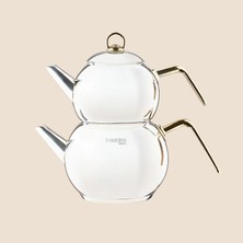 Matmel Kitchen Solena Çaydanlık - Gri - 2 Lt + 1 Lt