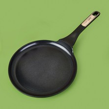 Berghoff Leo Stone Yapışmaz Alüminyum Döküm Pancake Tava - Siyah - 25 cm