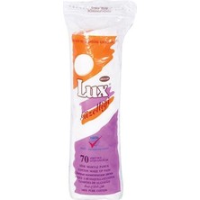 Lux 70 Adet Disk Makyaj Pamuğu 3 ADET Yumuşak Yapısı ile Makyaj Temizleme Kolaylığı