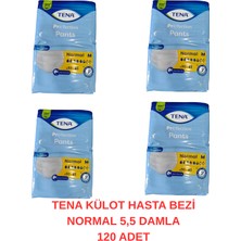Tena Külot Hasta Bezi Normal 5,5 Damla Medium Beden - 120 Adet