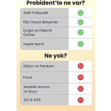 Probident Aktif Probiyotik Doğal Florürsüz Diş Macunu Üzüm Çekirdeği Özüt Ilaveli Ağız Kokusu
