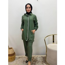 JOOQSTORE Gümüş Detaylı Takım