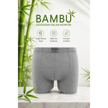 ByDon Erkek Licralı Bambu Boxer ( Içten Lastikli )