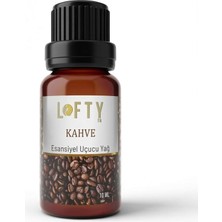Lofty Kahve Saf Uçucu Yağ (10ML) -%100 Doğal Esansiyel Yağ | Buhurdanlık, Difüzör ve Oda Kokusu Için Ferahlatıcı Etki