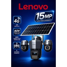 Lenovo x Opticam 3 Motorize Kameralı 4g Sim Kartlı Solar Panelli Akıllı Gece Görüşlü Aov Sürekli Kayıt Yapan Güvenlik Kamerası