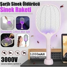 Empressco Asonic Şarjlı Sinek Öldürücü Sivrisinek Raketi Elektrkli Karasinek Haşere Kovucu Mavi Işıklı Sineklik Aleti - Fiyatı, Yorumları