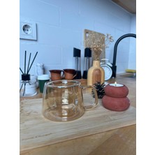 Favora Çift Cidarlı Kupa 200 ml - Amber