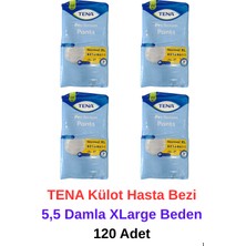 Tena Külot Hasta Bezi Normal 5,5 Damla Xlarge Beden